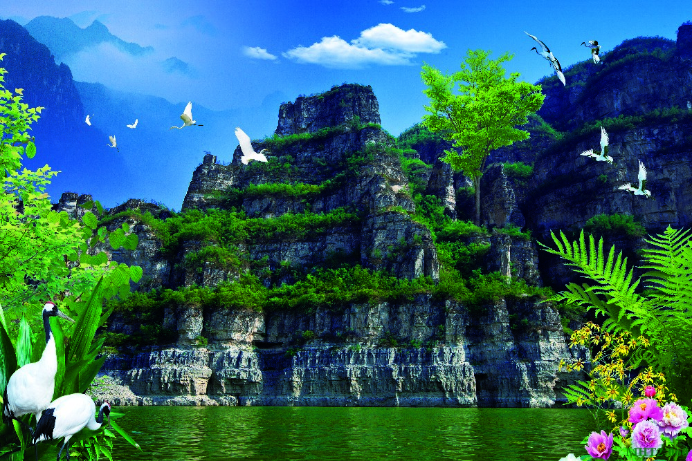 Phong cảnh sơn thủy hữu tình MHT2-060